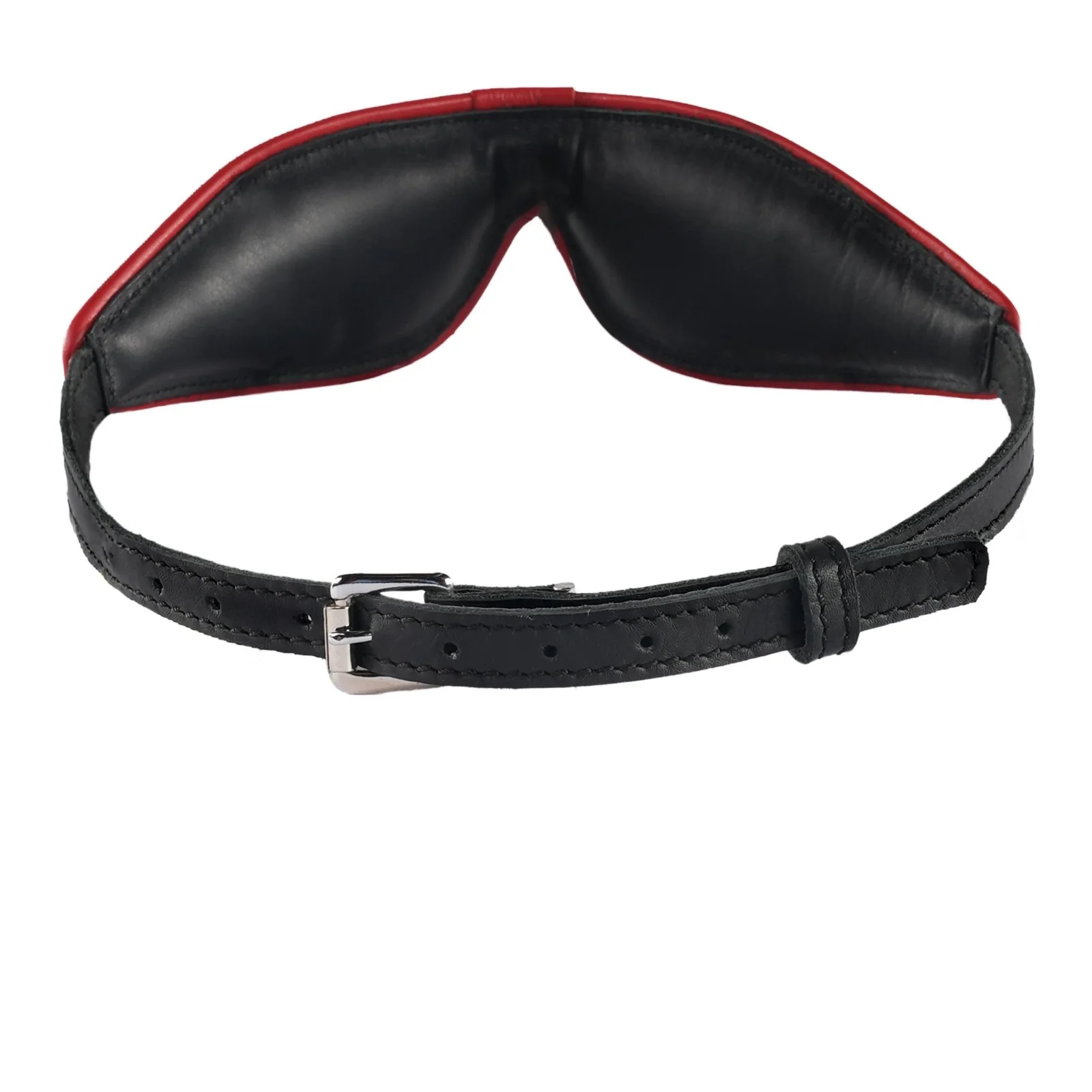No-Peek Leather Blindfold By Kink - Image 10