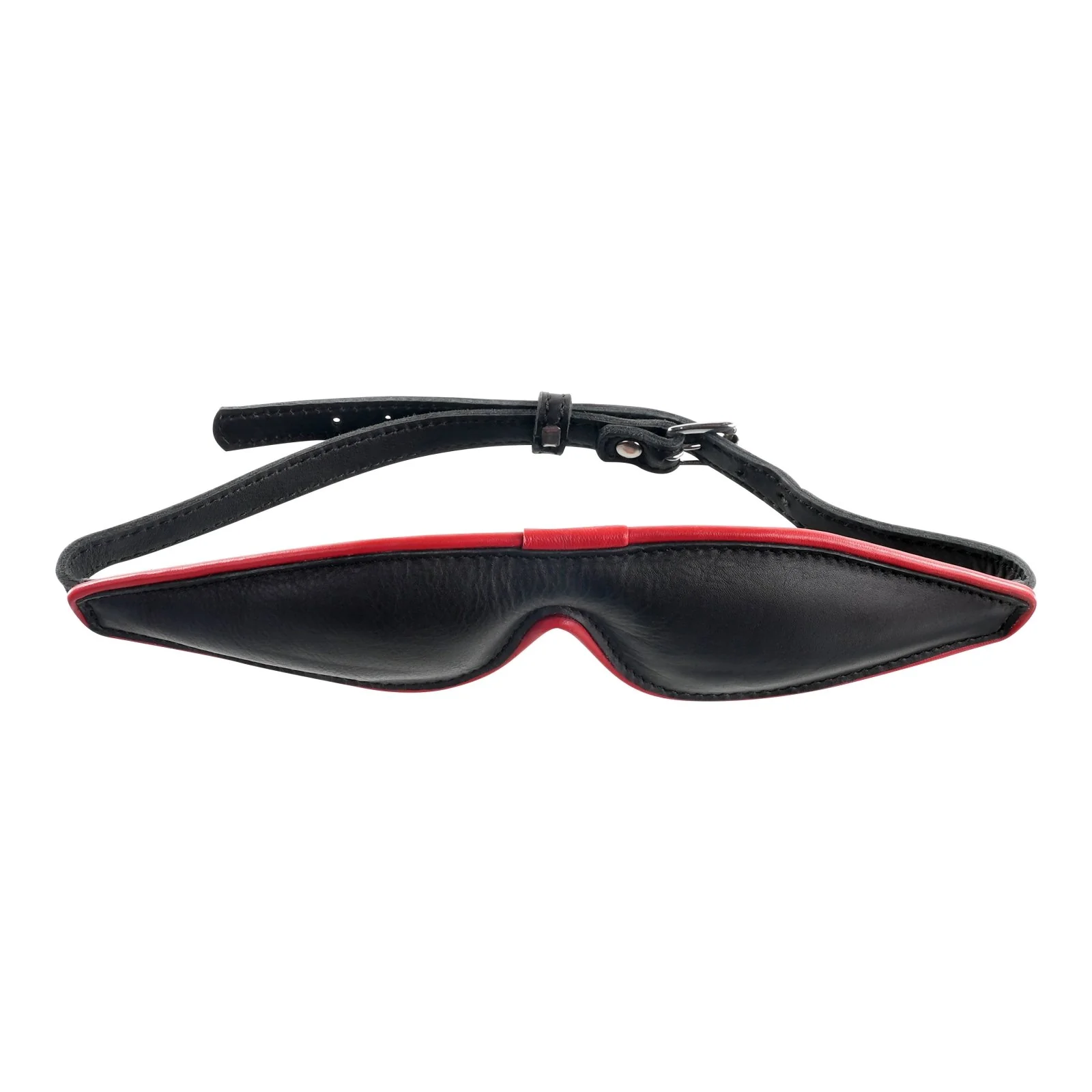 No-Peek Leather Blindfold By Kink - Image 14