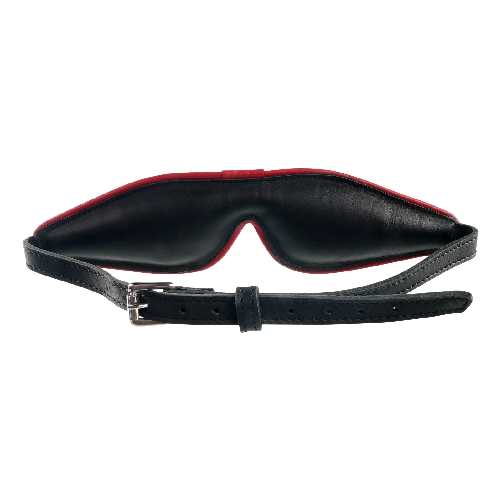 No-Peek Leather Blindfold By Kink - Image 15