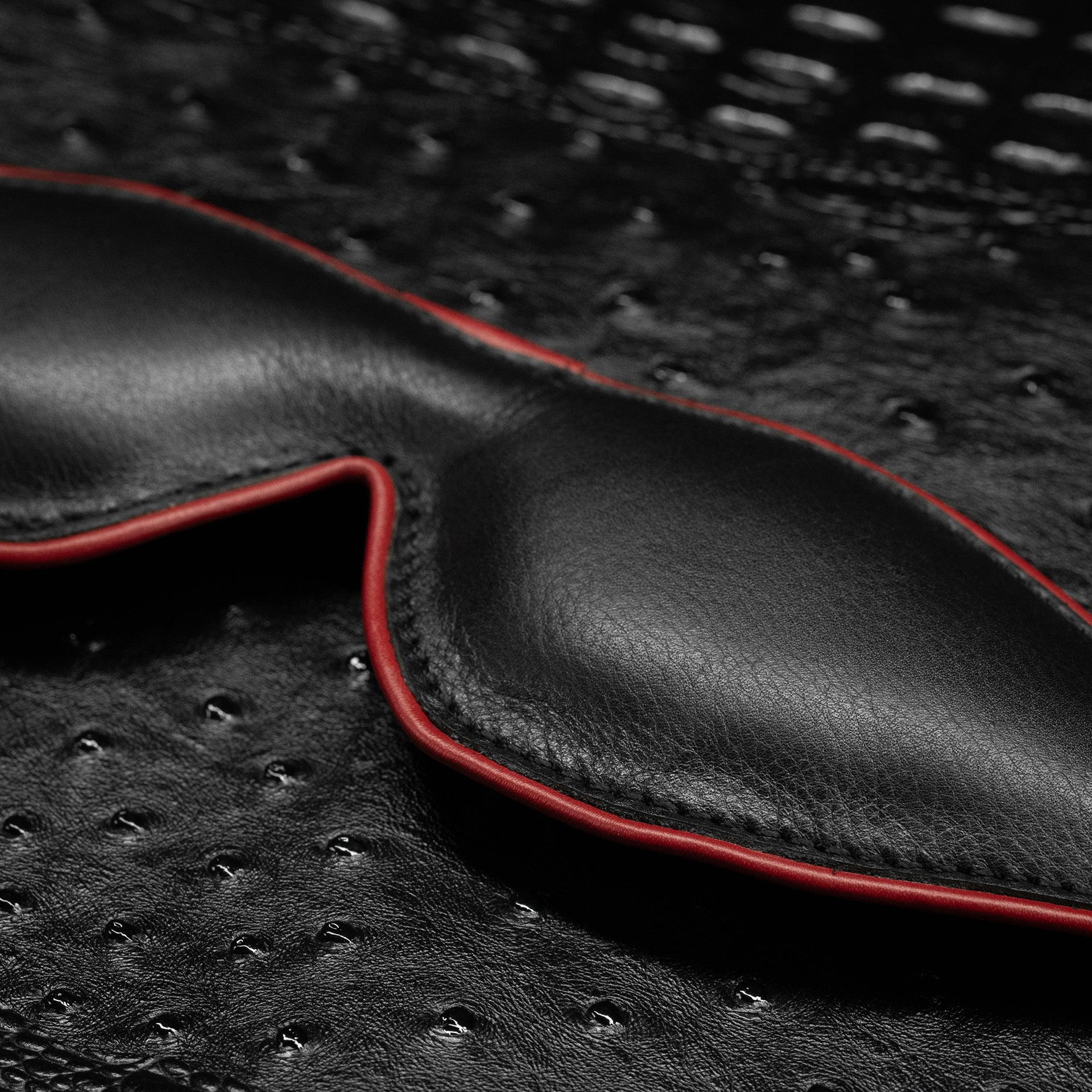 No-Peek Leather Blindfold By Kink - Image 3