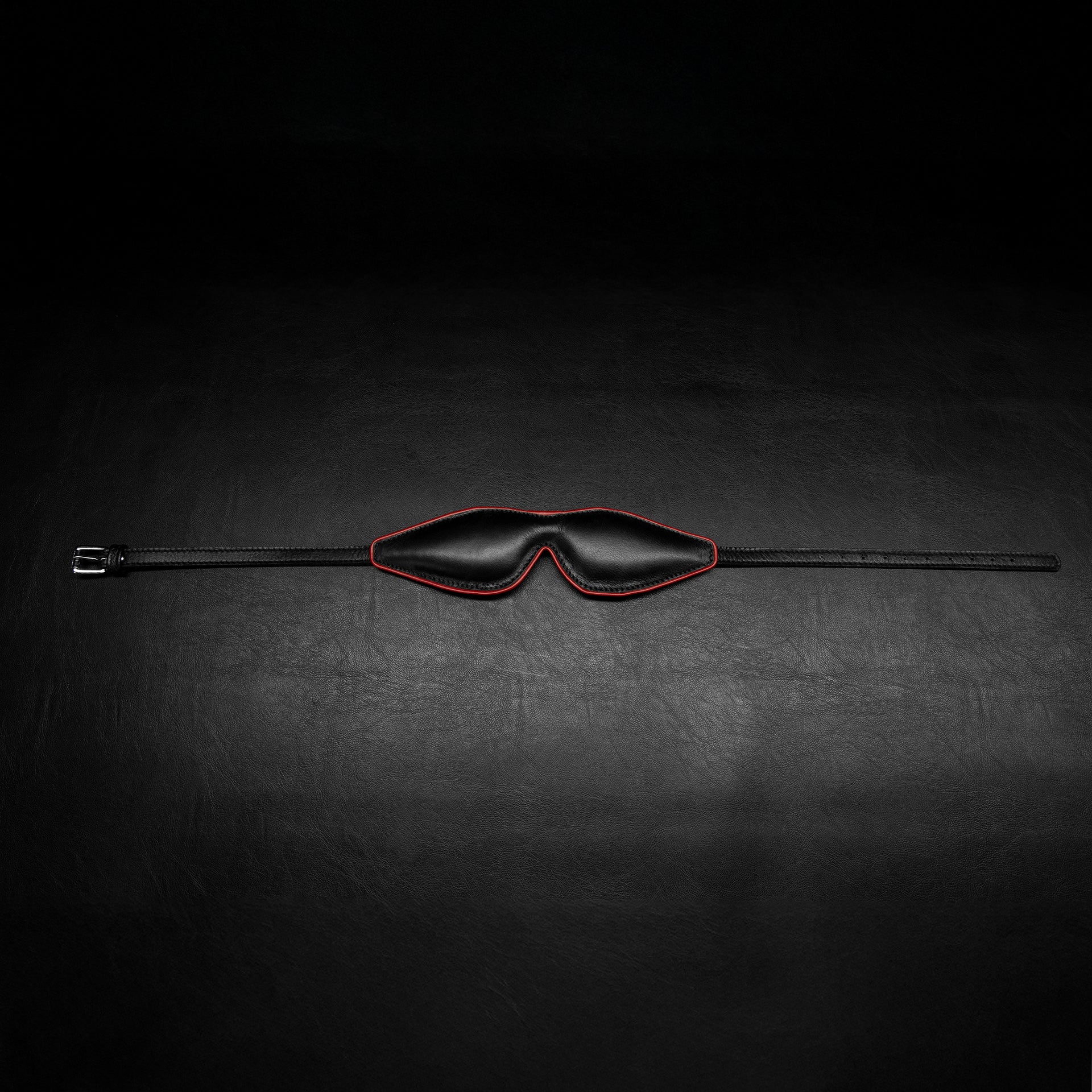 No-Peek Leather Blindfold By Kink - Image 4