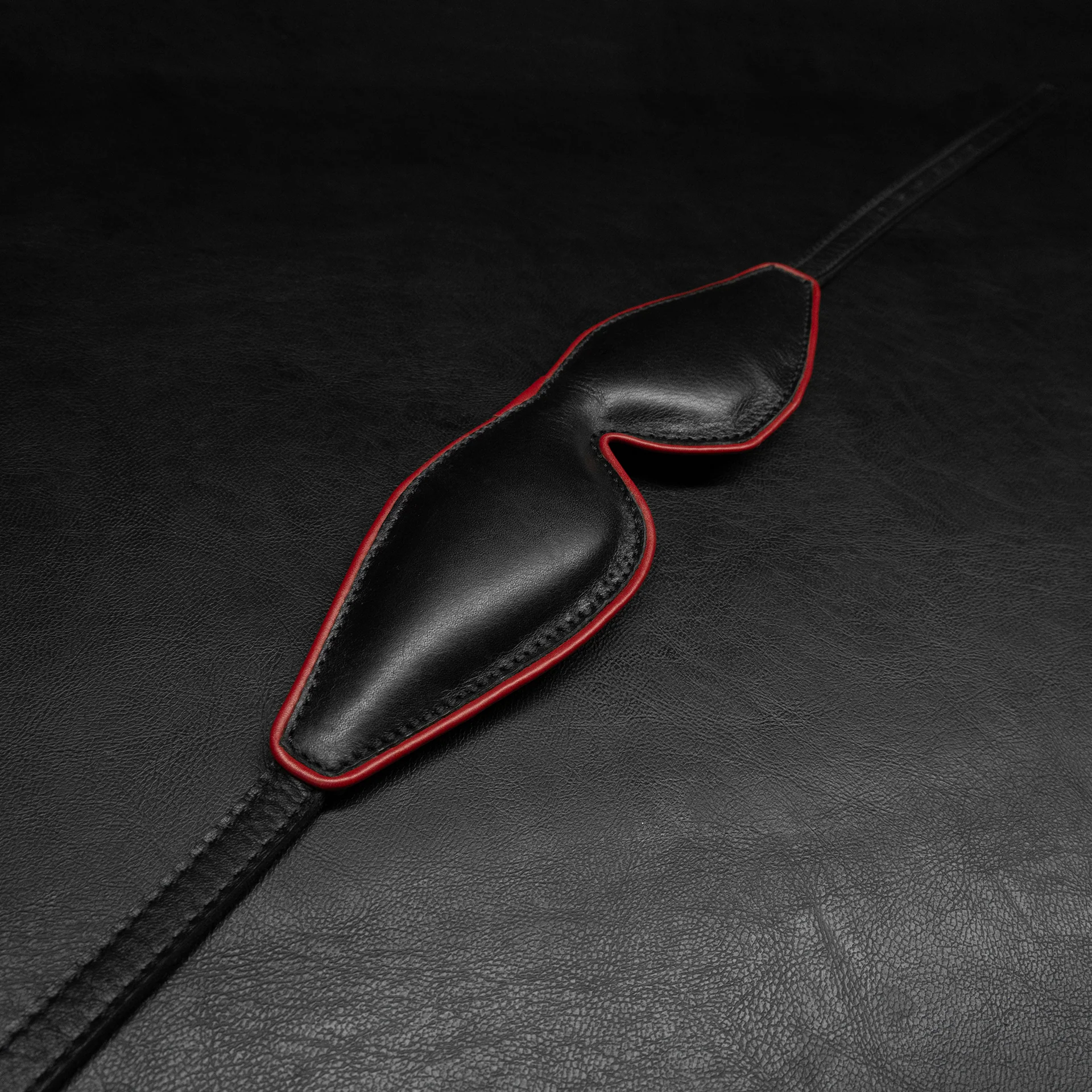 No-Peek Leather Blindfold By Kink - Image 5