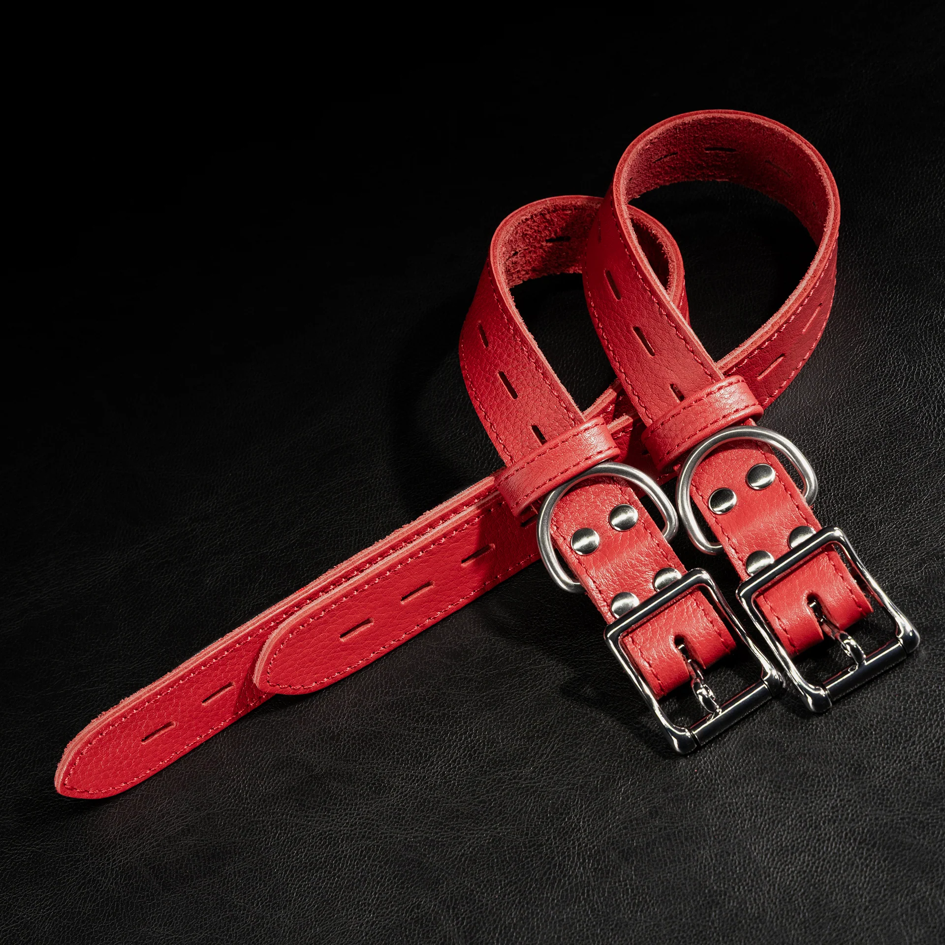 Leather Bondage Belt Pairs - Image 14