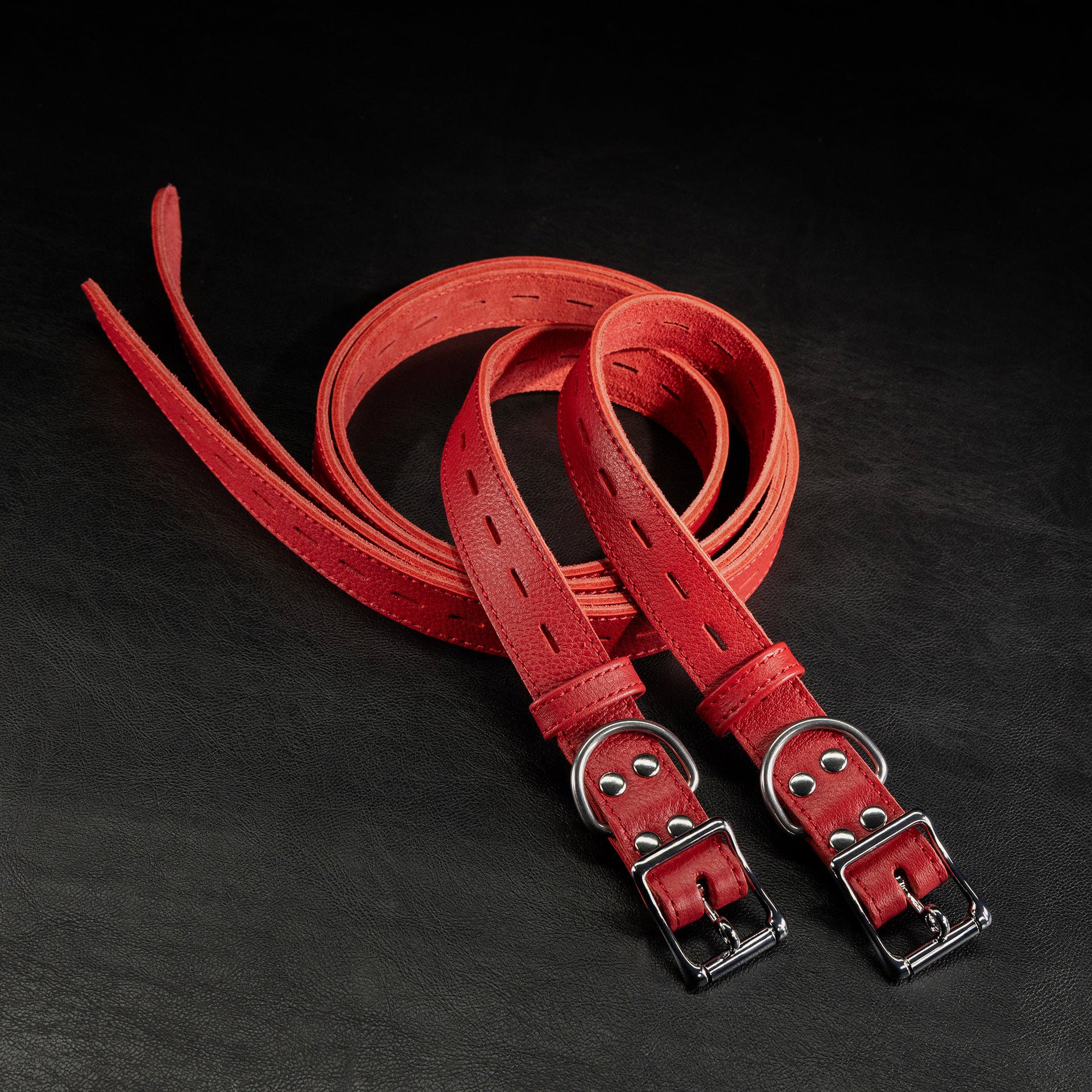 Leather Bondage Belt Pairs - Image 15