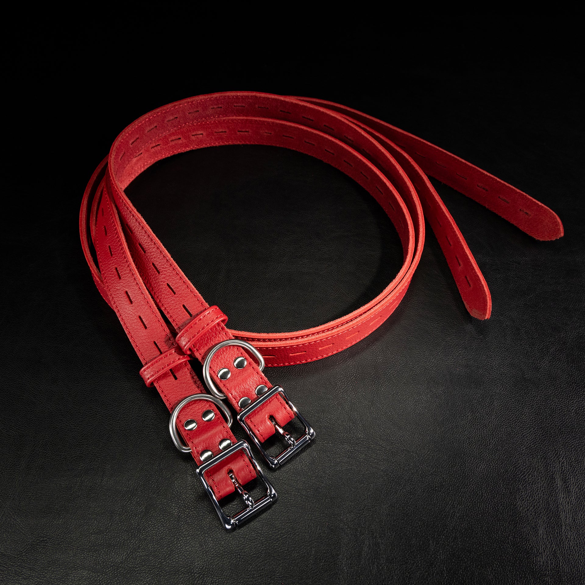 Leather Bondage Belt Pairs - Image 16