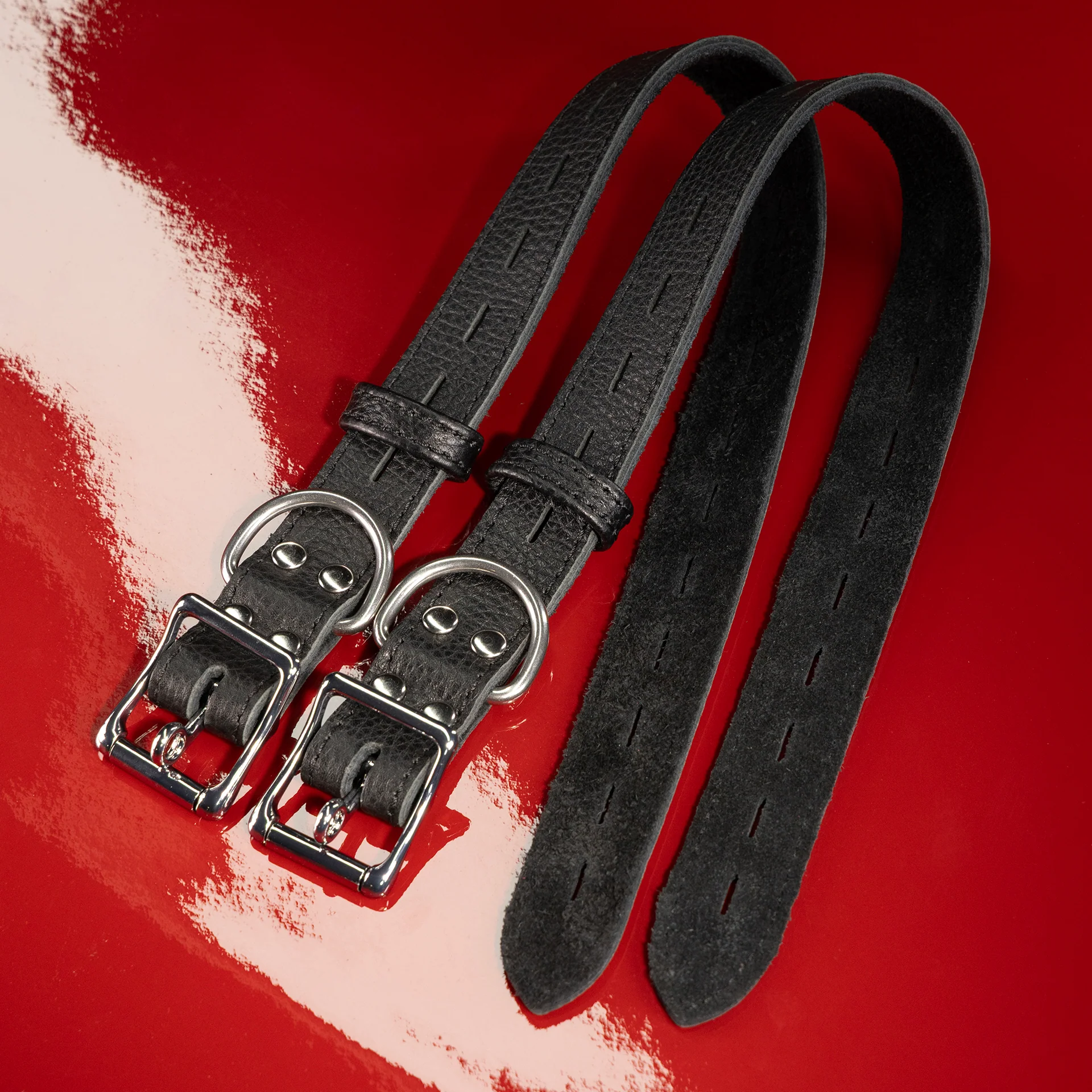 Leather Bondage Belt Pairs - Image 6