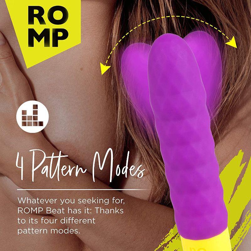 ROMP Beat Rechargeable Silicone Bullet Vibrator Light Purple - Image 5