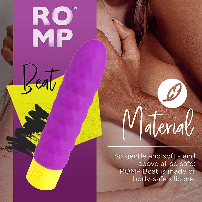 ROMP Beat Rechargeable Silicone Bullet Vibrator Light Purple - Image 6