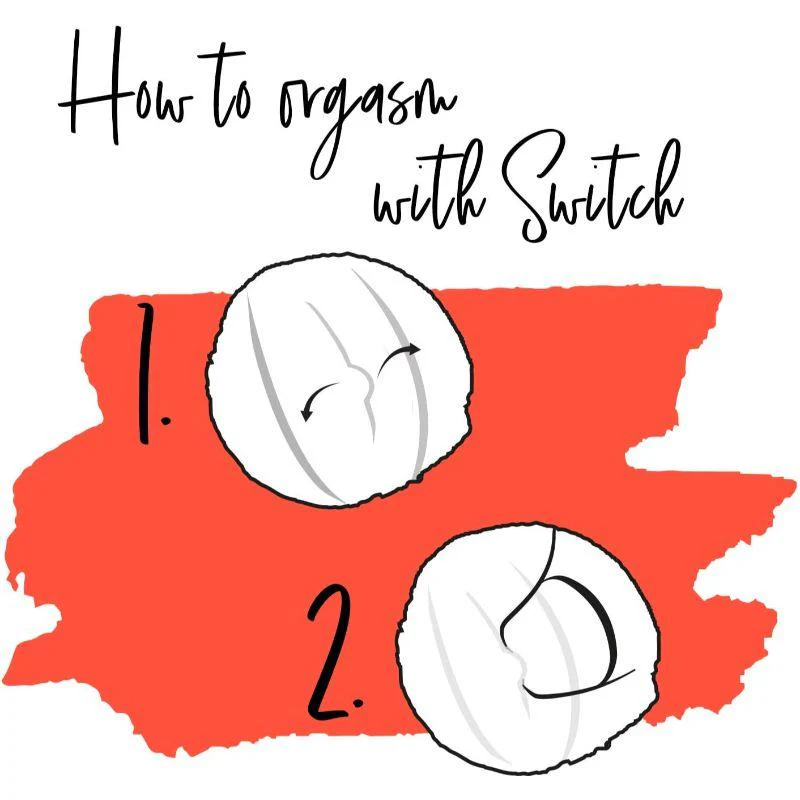 ROMP Switch Silicone Pleasure Air Clitoral Vibrator Orange - Image 8