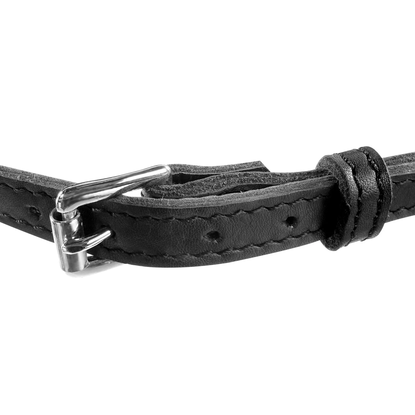 No-Peek Leather Blindfold By Kink - Image 12