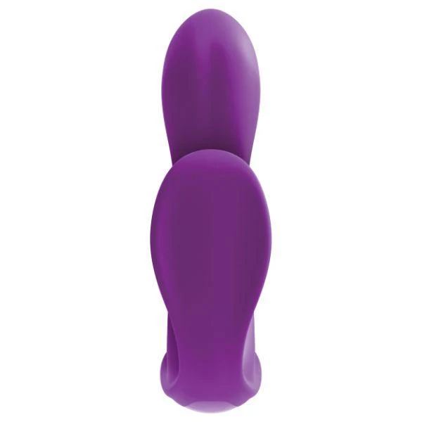 Pipedream 3Some Total Ecstasy Triple Stimulation Silicone Vibrator Purple - Image 5