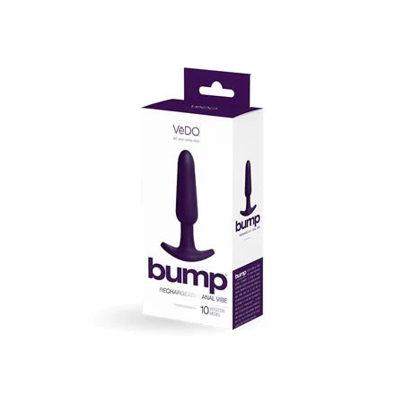 VeDO Bump Rechargeable Anal Vibe - Deep Purple - Image 8